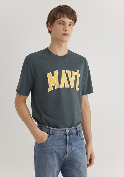 Mavi - Mavi Logo Baskılı Yeşil Tişört 0611711-71598 Yeşil