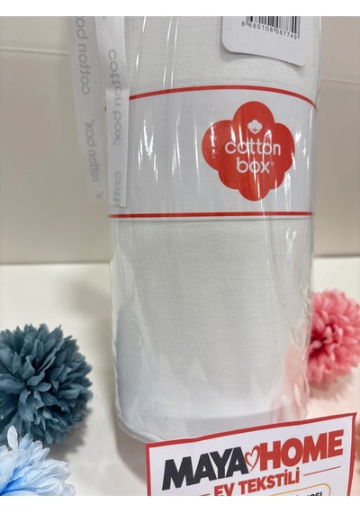 Cotton Box Deluxe Beyaz Tensel Çift Kişilik Lastikli Çarşaf Seti 160x200+30 Çok Renkli