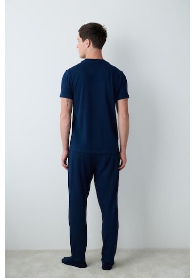 Penti Erkek Navy Star Pijama Takımı