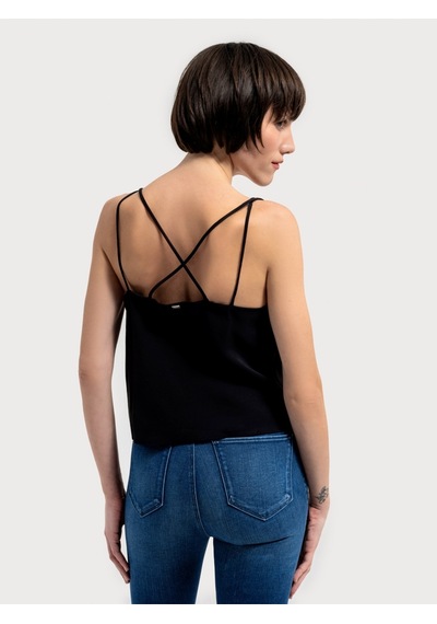 Regular Fit Kadın Bluz K.kol Siyah