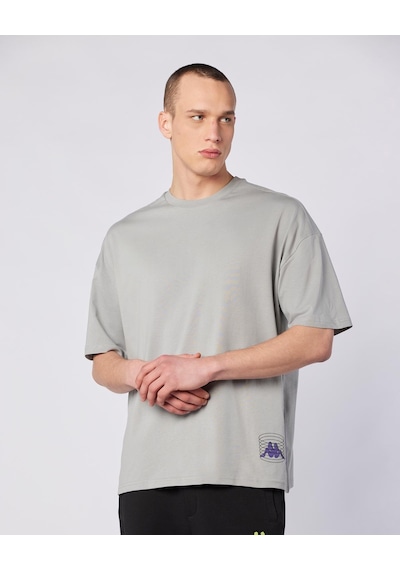 Kappa Bento Tshirt Erkek Gri Regular Tişört