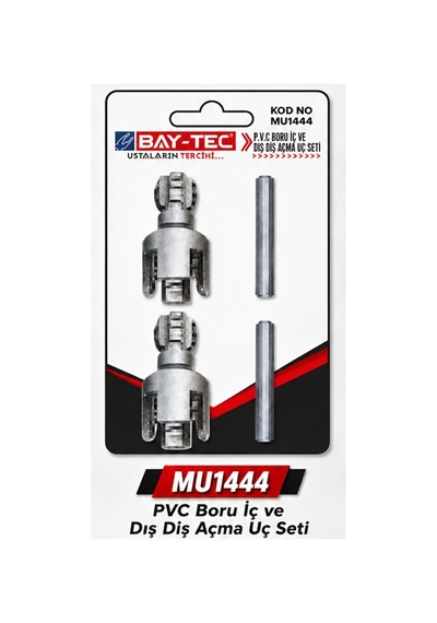 Bay-tec Pvc Boru İç Ve Dış Çapak Açma Uç Seti 1/2" - 3/4" Mu1444