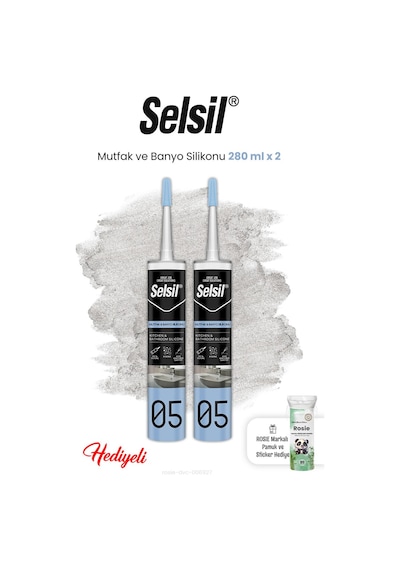 2 X 280 Ml Mutfak Ve Banyo Silikonu Ve Rosie