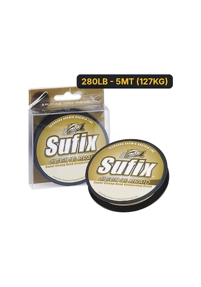 Sufix Jigging Braid Assist İpi 280lb - 5mt 127kg