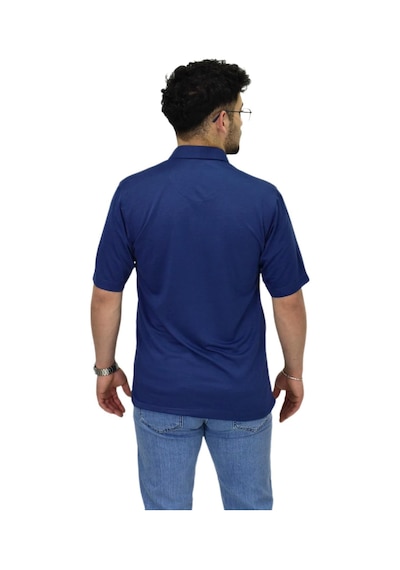 Erkek Gömlek Yaka Tişört T6064 Bgl-st04541 İndigo