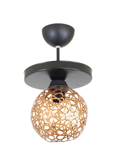 Selçuklu Top Motif Yıldız Ferforje Model Retro Plafonyer Avize P
