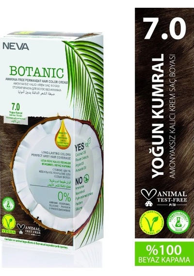 Botanıc Amonyaksız Kalıcı Krem Boya Seti 7.0