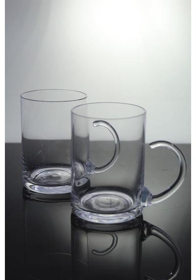 Paşabahçe Kristal Kulplu Bardak 6 Lı 200 Cc 121487 12180 - Şeffaf