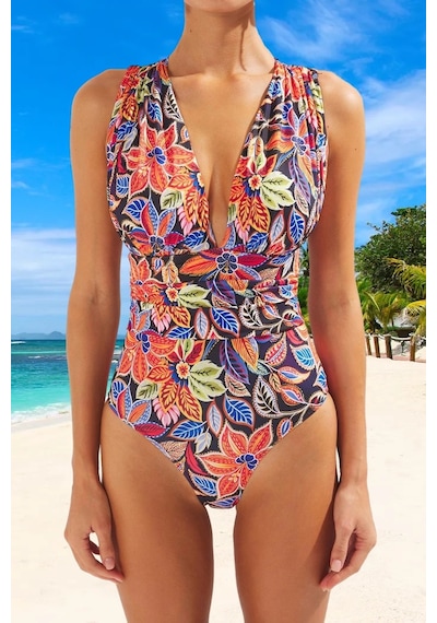 Ersefa Yüzme Kıyafeti Tasarım Mayo Ergonomik Kesim Swimsuit Uv Korumalı Çok Renkli