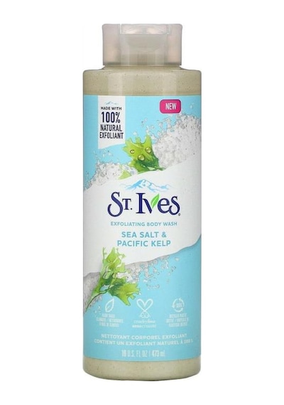 St.ıves Eksfoliye Edici Vücut Yıkama, Deniz Tuzu Ve Pasifik Yosunu 473ml Okyanus
