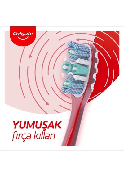 Colgate 360 Gelişmiş Optik Beyaz Yumuşak Beyazlatıcı Diş Fırçası