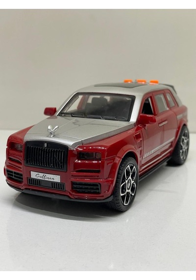 Scowetto Sürtmeli Sesli Işıklı Müzikli Lüks Makam Arabası 18 Cm Açılabilir Kapılar. Rolls Royce - Bordo