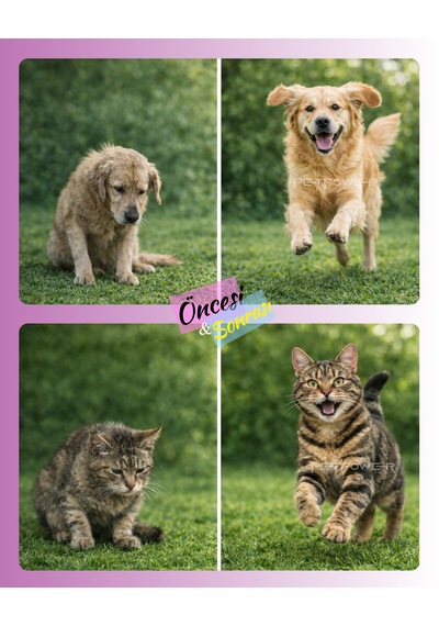 Petpower Kedi Köpek Desteği, Beta Glukan, C Vitamini, Taurin Tablet 75 Adet