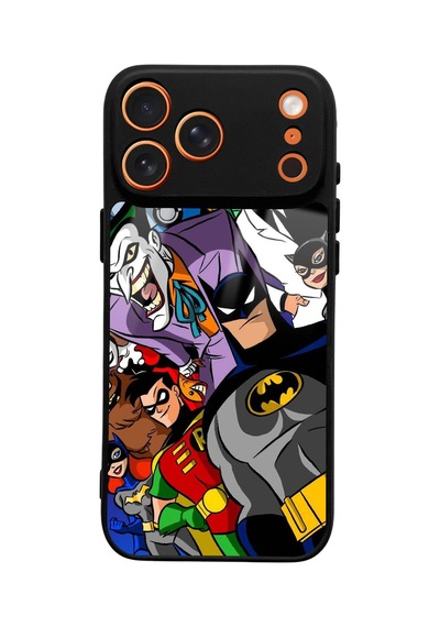 Apple Uyumlu iPhone 17 Pro Max Dc Comics Tasarımlı Glossy Telefon Kılıfı Çok Renkli