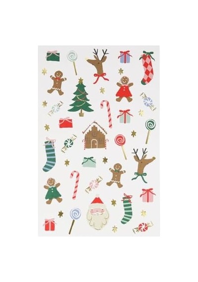 - Jolly Tattoo Sheet - Yeni Yıl Geçici Dövmeler 2'li