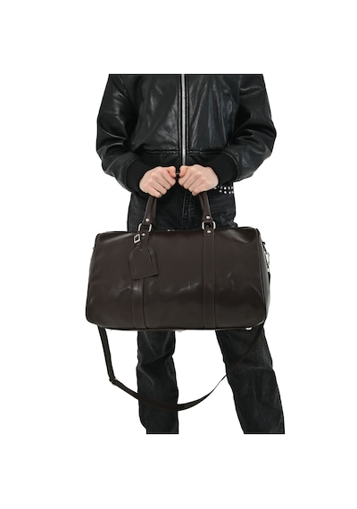 My Free Bag Gk Kahverengi Deri Unisex İş, Seyehat, Spor İçin El Çantası / Valizi Kahverengi