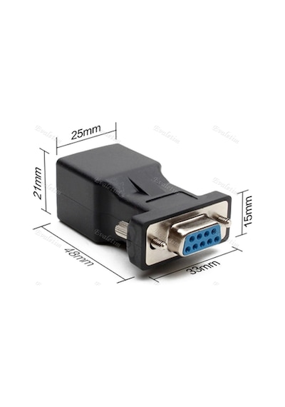 30 Metre Rj45 To Rs232 9Pin Cat5E 6 4349P Kablo Extender Konsol
