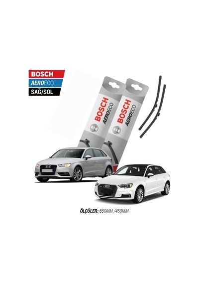 Audi A3 2019 Model Bosch Aeroeco Muz Silecek Takımı