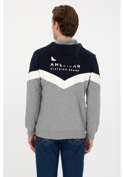 U.s. Polo Assn. Erkek Gri Melanj Hırka Örme 50309005-vr086 Grı Melanj
