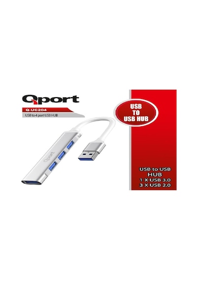 Q-uc204 Usb To 4 Port Usb Çoklayıcı