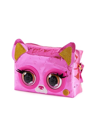 Spinmaster Purse Pets Fransız Bulldog Etkileşimli Göz Parlayan Hayvan Figürlü Çanta Pembe 6065582