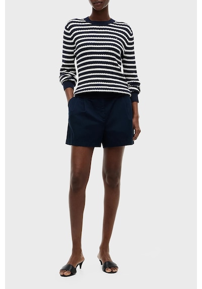 Tommy Hilfiger % 100 Pamuk Regular Fit Bisiklet Yaka Örgü Kazak Kadın Kazak Ww0ww44993 0x7 Mavi-bej Tommy Hilfiger % 100 Pamuk Regular Fit Bisiklet Yaka Örgü Kazak Kadın Kazak Ww0ww44993 0x7 Mavi-bej