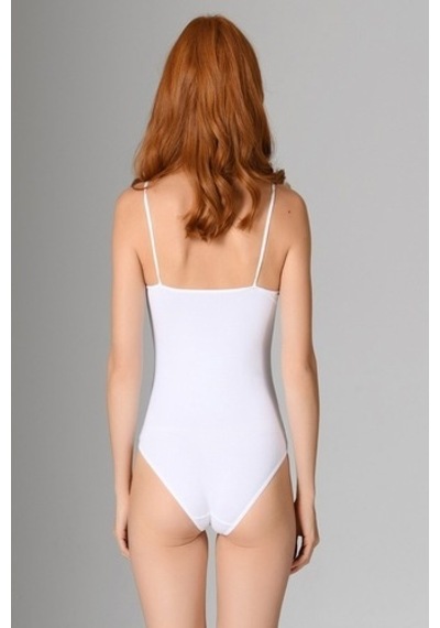 Nbb Kadın Beyaz Çıtçıtlı Body