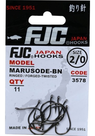 Fjc 3578 Marusode Rınged No:3 Black Nıkel 16 P. Olta İğnesi