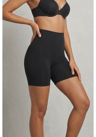Fit Women Lazer Kesim Etkili Paçalı Korse 4401 Siyah