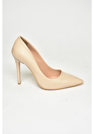 Fox Shoes T676192009 Ten İnce Topuklu Kadın Stiletto Ten