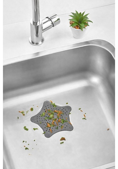 Silikon Lavabo Süzgeci Tıkanma Önleyici, Esnek Ve Dayanıklı Silikon Yıldız-süzgeç Plastik Diğer