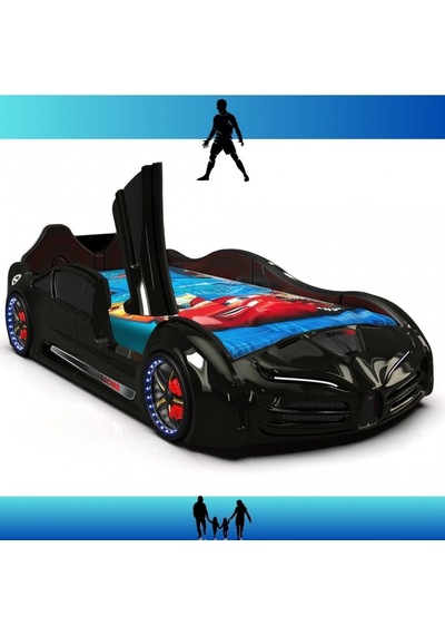 Bugatti Kapılı Arabalı Karyola Siyah Diğer Bugatti Kapılı Arabalı Karyola Siyah Diğer