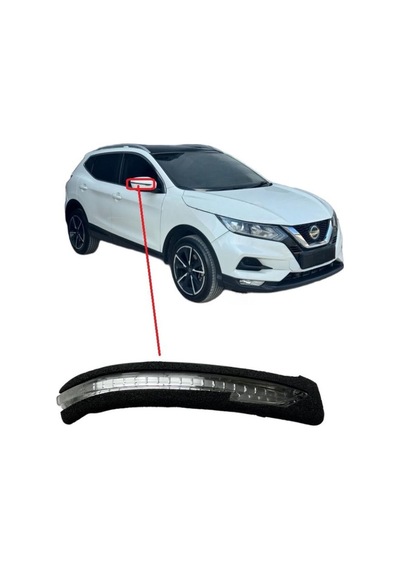 Nissan Qashqai / X-trail Dikiz Ayna Sinyal Lambası Sağ Beyaz 2014-2021