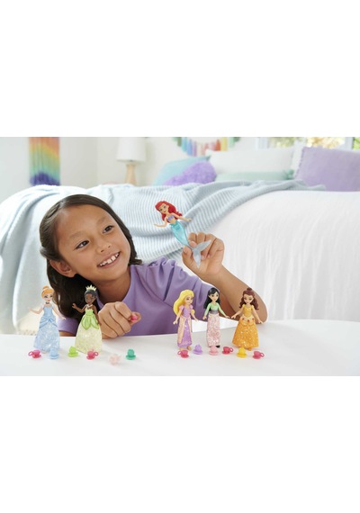 Disney Prenses Bebekleri HLW91 6'lı Set