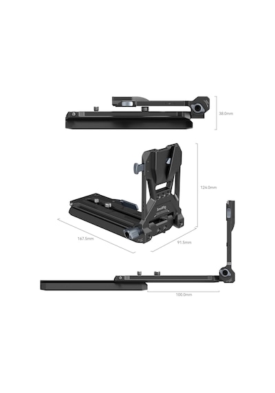 Smallrig 4323 Sony Fx6 Canon C70 Sinema Kameraları İçin V-mount Pil Montaj Plakası Kiti