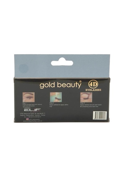 Gold Beauty 4d Eyelashes E04 Takma Kirpik