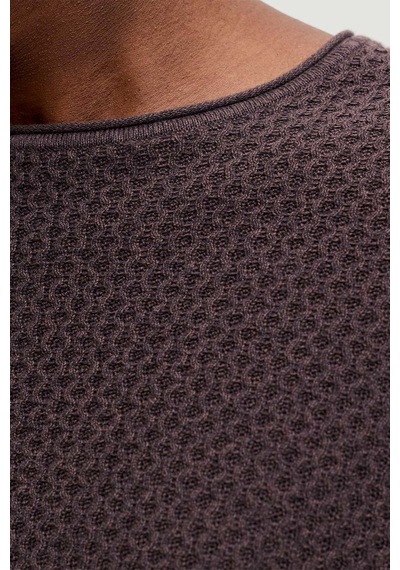 Jack & Jones Jprblumason Knıt Crew Neck Sn Kahverengi