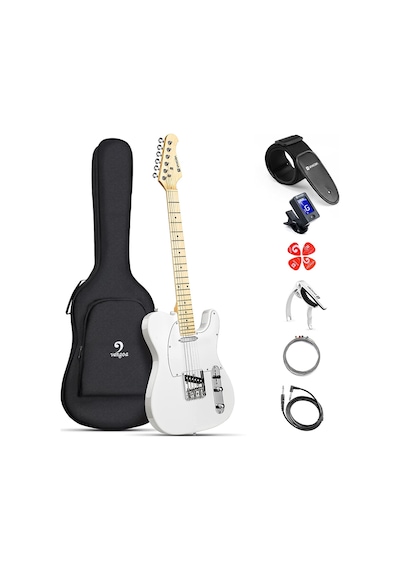 Vangoa Elektro Gitar White
