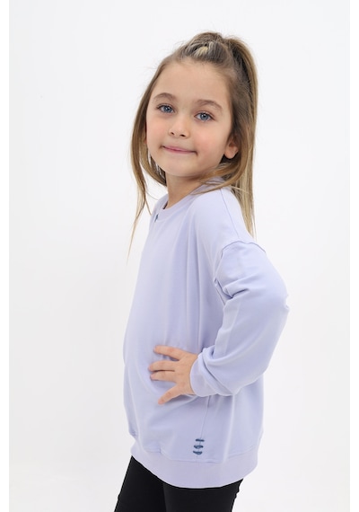 Toontoy Kız Çocuk Sweatshirt Koyu Mavi