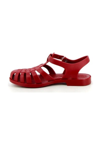 Sunmif Mat Rouge Fonce - Mat Bordo Kadın Sandalet-7986 Mat Bordo