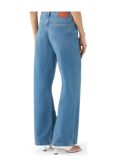 Outland Denim Mimi Geniş Paça Kot Pantolon Mavi