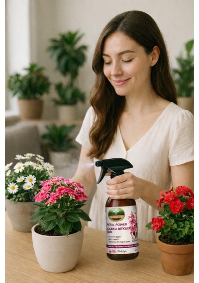 Tarm Petal Power Sprey Çiçekli Bitkiler İçin Bitki Besini Aminoasitli Ve Hızlı Etkili İçerik 500 ML