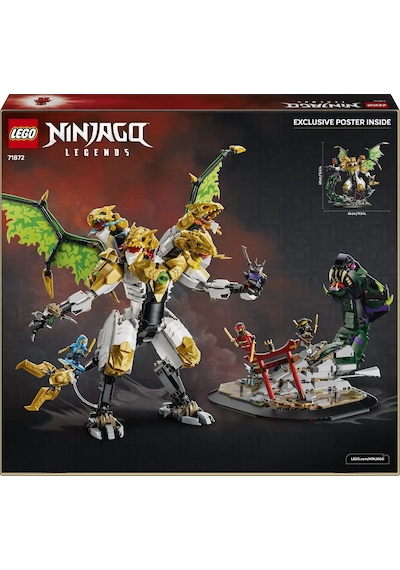 LEGO® NINJAGO® Ultra Ejderha Savaşı 71872 - 12 Yaş ve Üzeri Çocuklar için Minifigür İçeren Oyuncak Yapım Seti (2178 Parça)