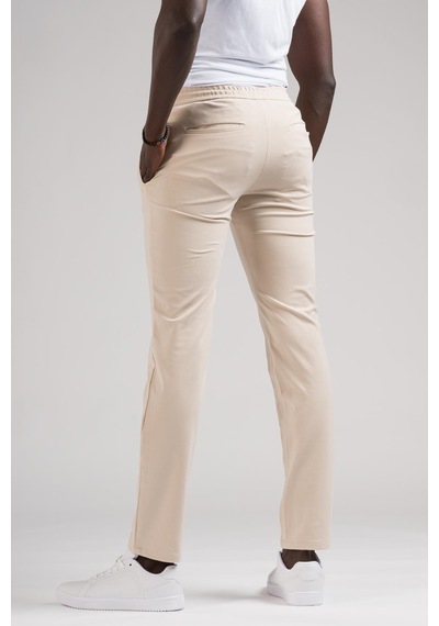Paul Martin Slimfit Beli Lastikli Ve İplikli Full Likralı Yazlık Jogger Pantolon 001