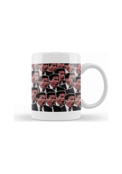 Michael Scott Collage The Office Kupa Bardak Porselen Karışık