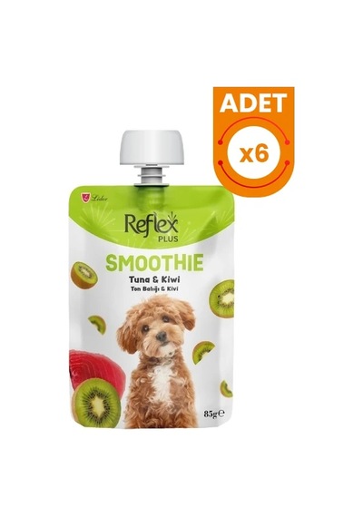 Reflex Plus Smoothie Ton Balıklı Ve Kivili Sıvı Yetişkin Köpek Ödül Maması 6 Adet 85 Gr