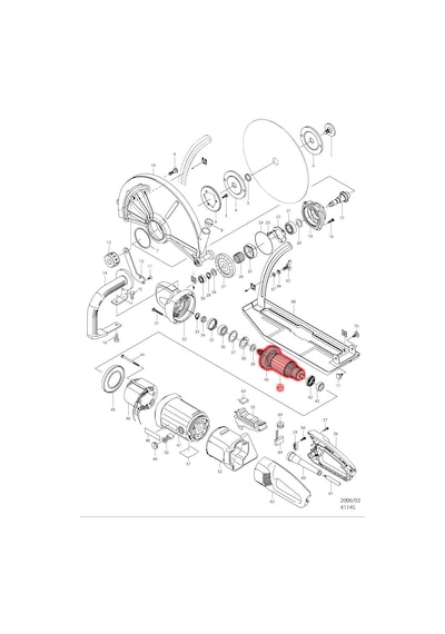 Makita 4114S Endüvi Ürün Kodu 516868-9