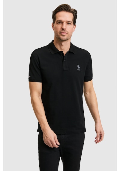 U.S. Polo Assn. U.s. Polo Assn. Erkek Siyah Tişört Basic 50322304-vr046