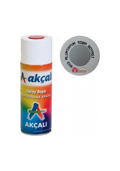Akçalı Sprey Boya 400 Ml 903 Alüminyum Soba Boyası Çok Renkli