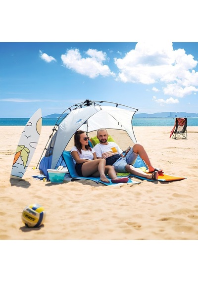 Mobihome Mh-205565-mv Otomatik Plaj Çadırı Mavi